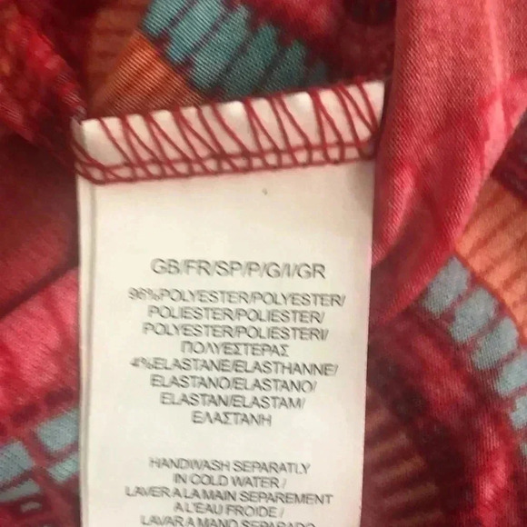 Coline skirt multi colored soft stretchy plus size - Picture 5 of 9